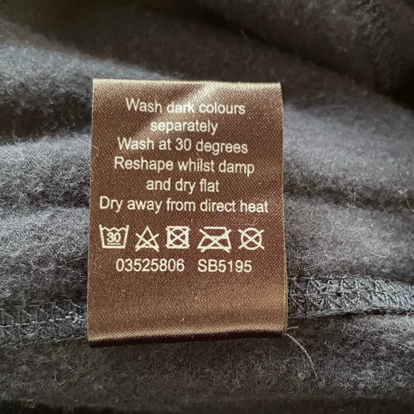 Sweaty Betty Navy Fleece Joggers, Size Small - Picture 6 of 6